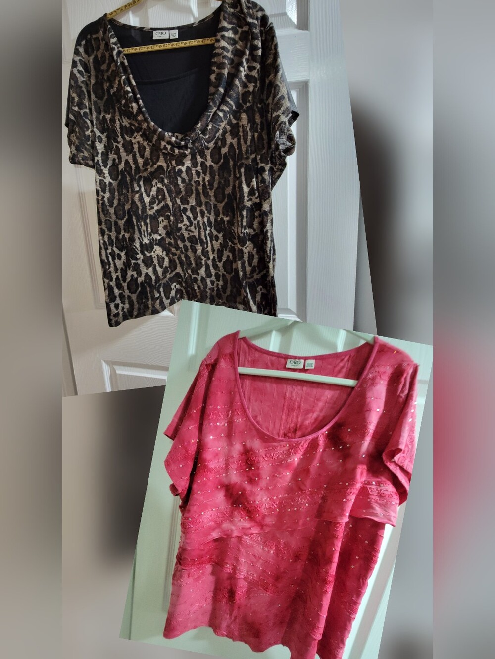 Like New- 2 Cato Women's Plus Size Tops- size 22/24
